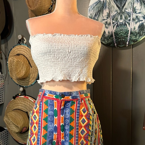 Zara Tops Zara Trafaluc Springsummer 27 White Crop W Sleeves Large